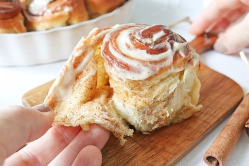 Rollo de canela masa madre